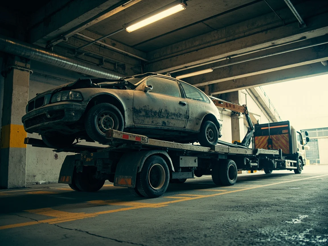 Enl&egrave;vement &eacute;pave sous-sol / parking &middot; image &agrave; la une