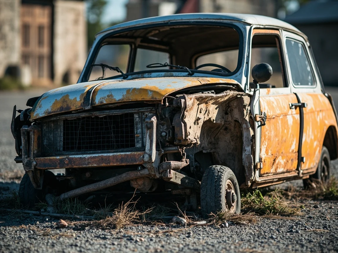 Epave voiture &middot; image &agrave; la une