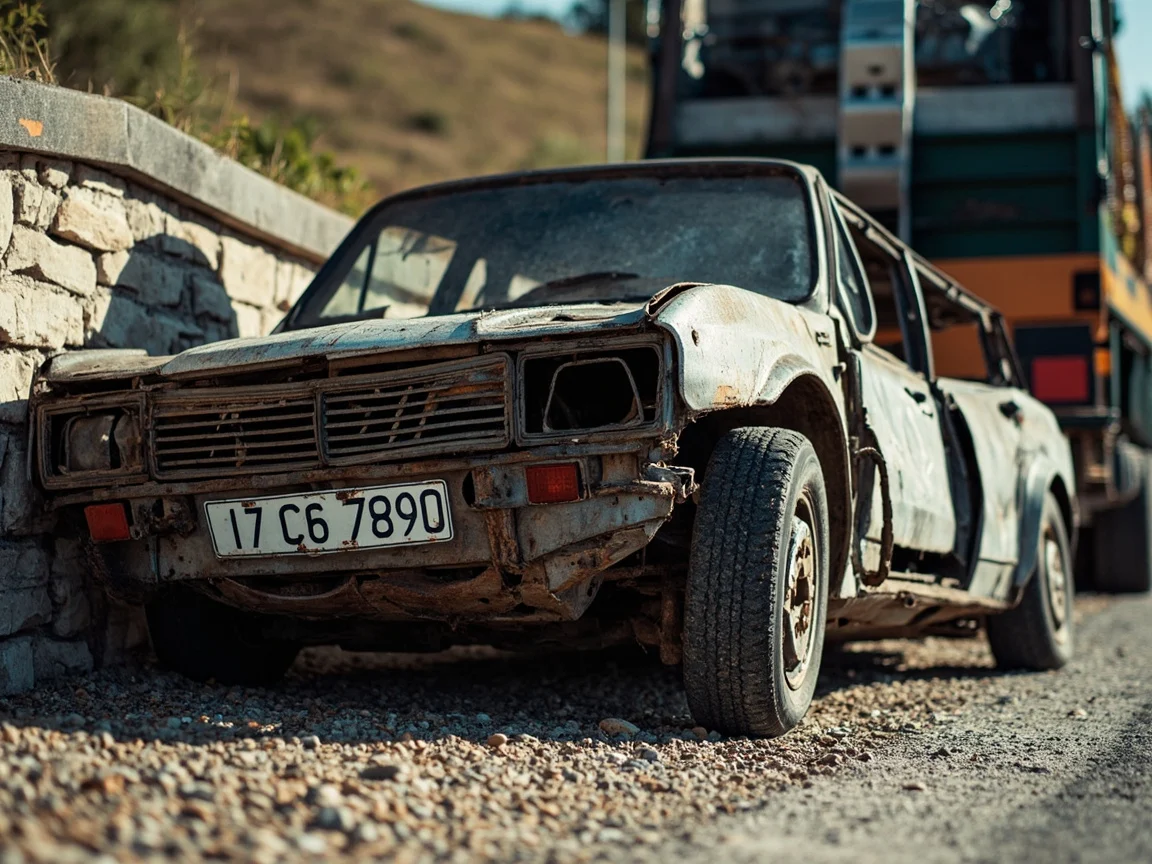 Epave voiture &middot; image &agrave; la une