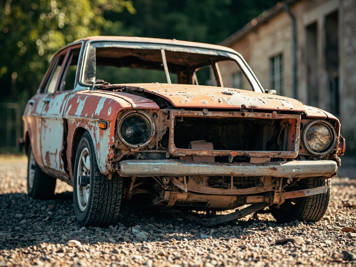 Epave voiture &middot; image &agrave; la une