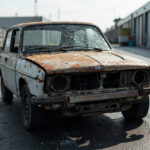 , , , ,  - Epave voiture - Clamart - 92140, Hauts-de-Seine