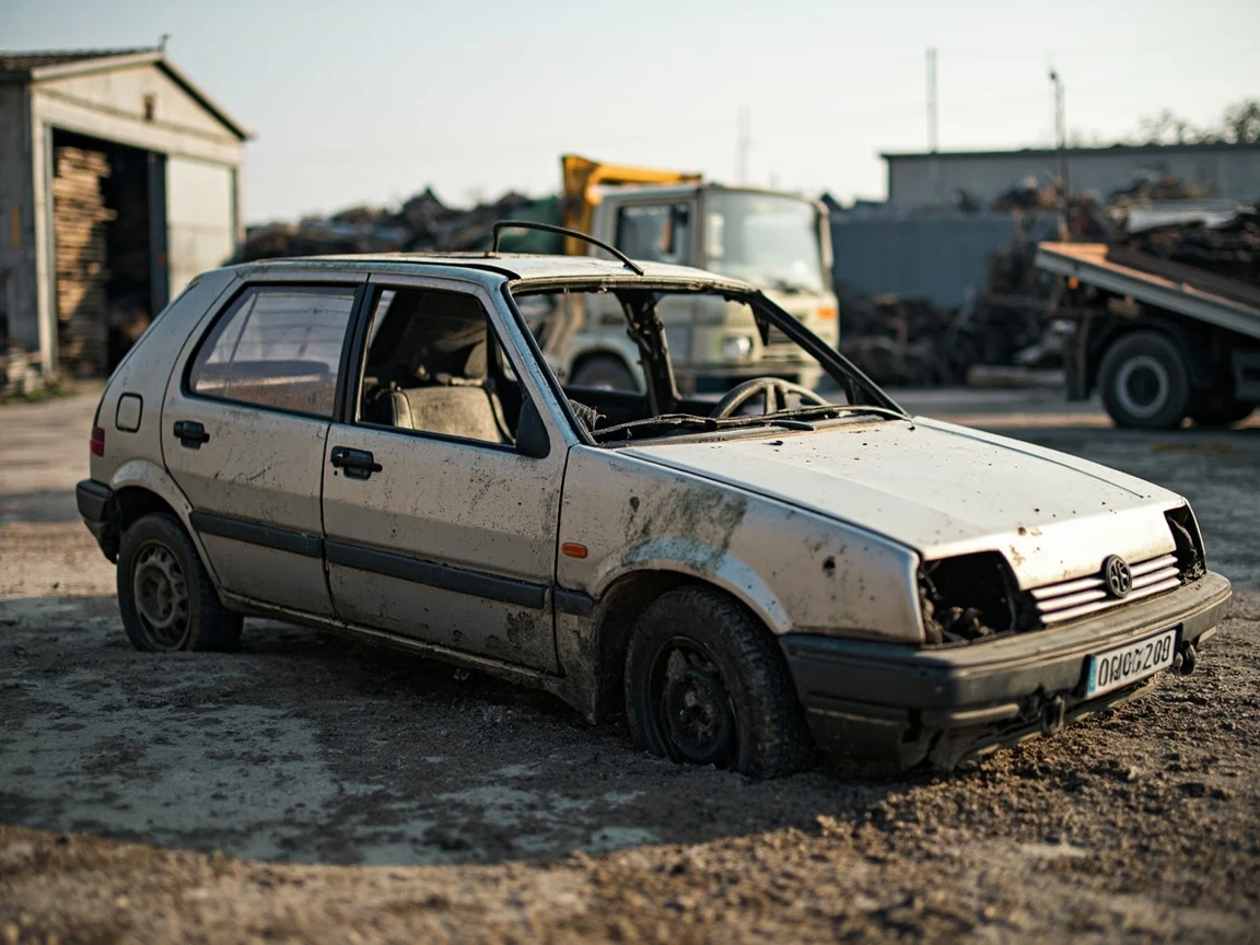 Destruction voiture &middot; image &agrave; la une