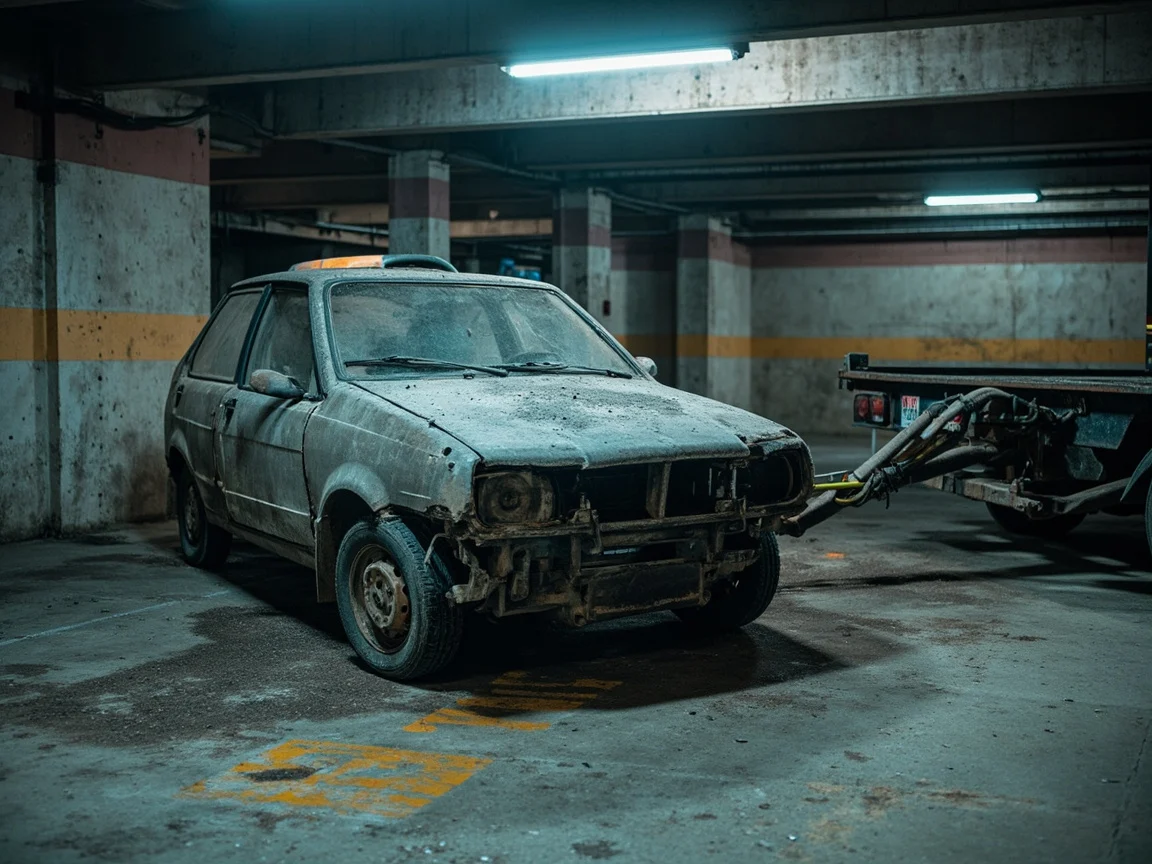 Enl&egrave;vement &eacute;pave sous-sol / parking &middot; image &agrave; la une
