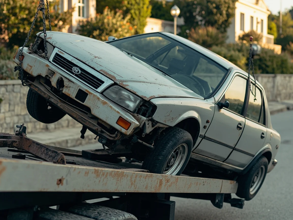 Epave voiture &middot; image &agrave; la une