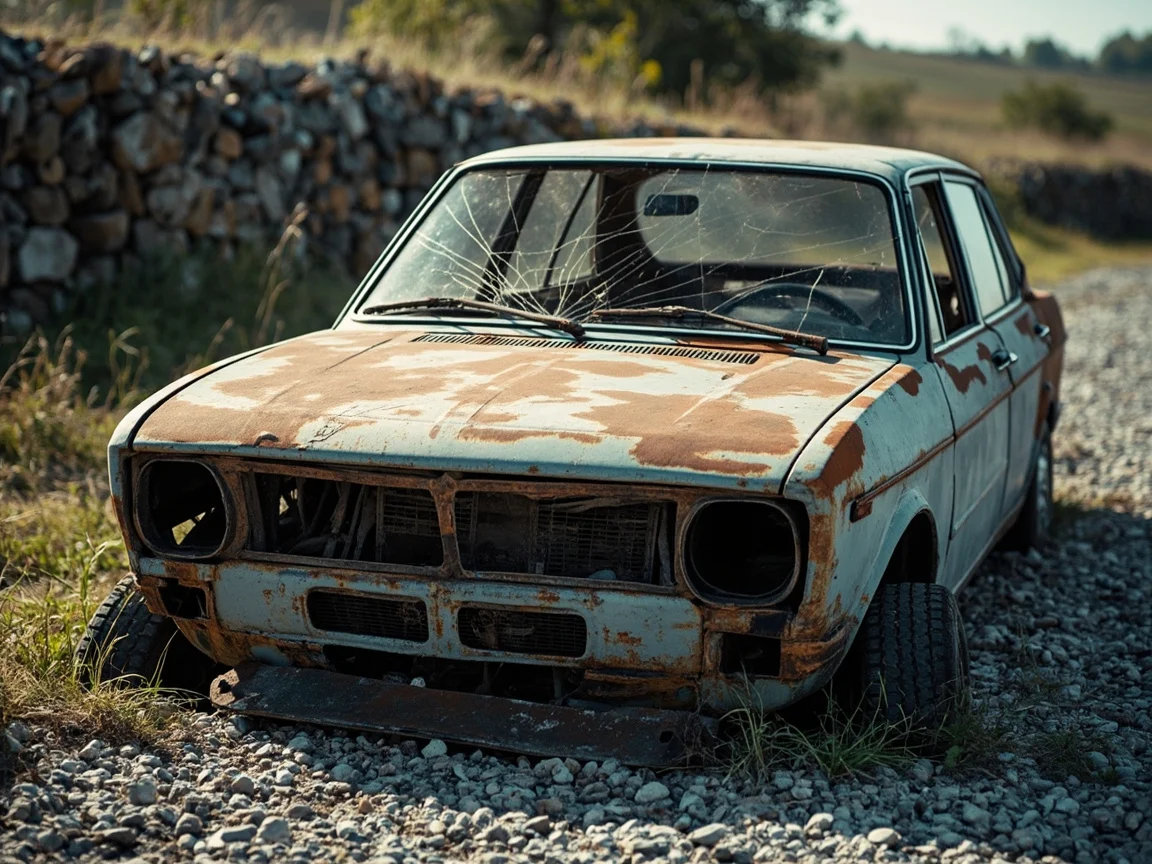 Epave voiture &middot; image &agrave; la une