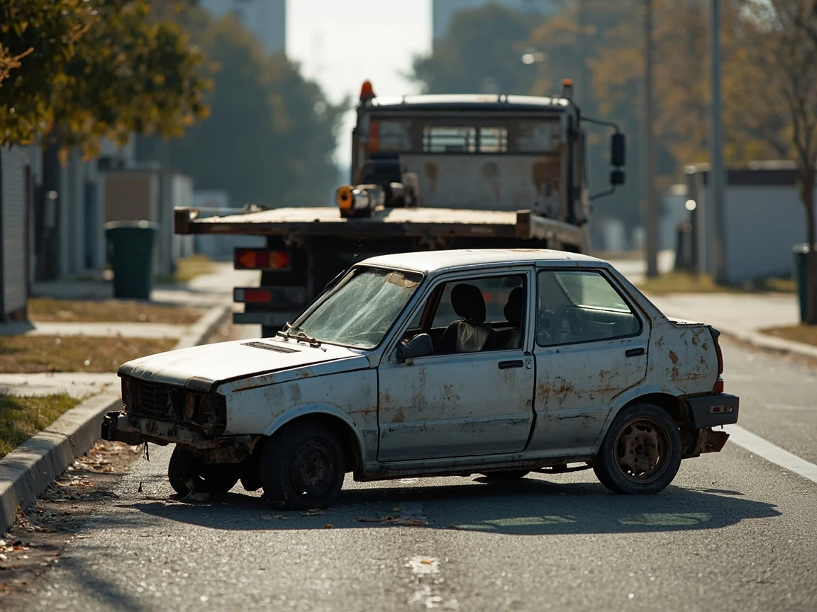 Epave voiture &middot; image &agrave; la une