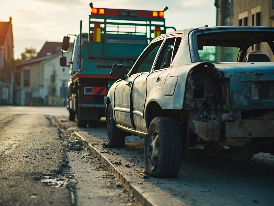 Epave voiture &middot; image &agrave; la une