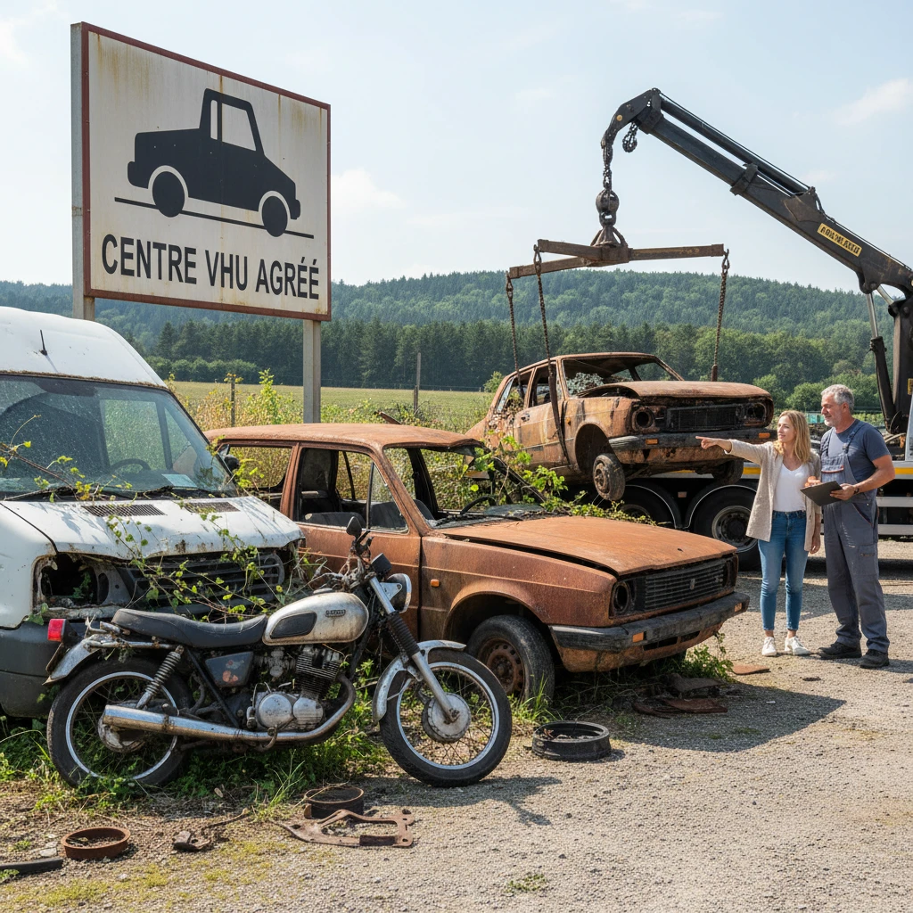 Epaviste gratuit, Enl&egrave;vement v&eacute;hicule hors d'usage, Epaviste Seine-et-Marne 77, Destruction voiture gratuite Pin 77181, Centre VHU agr&eacute;&eacute;