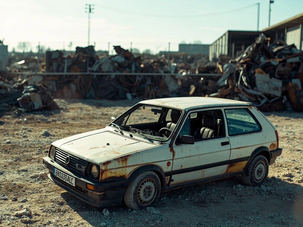 Destruction voiture &middot; image &agrave; la une