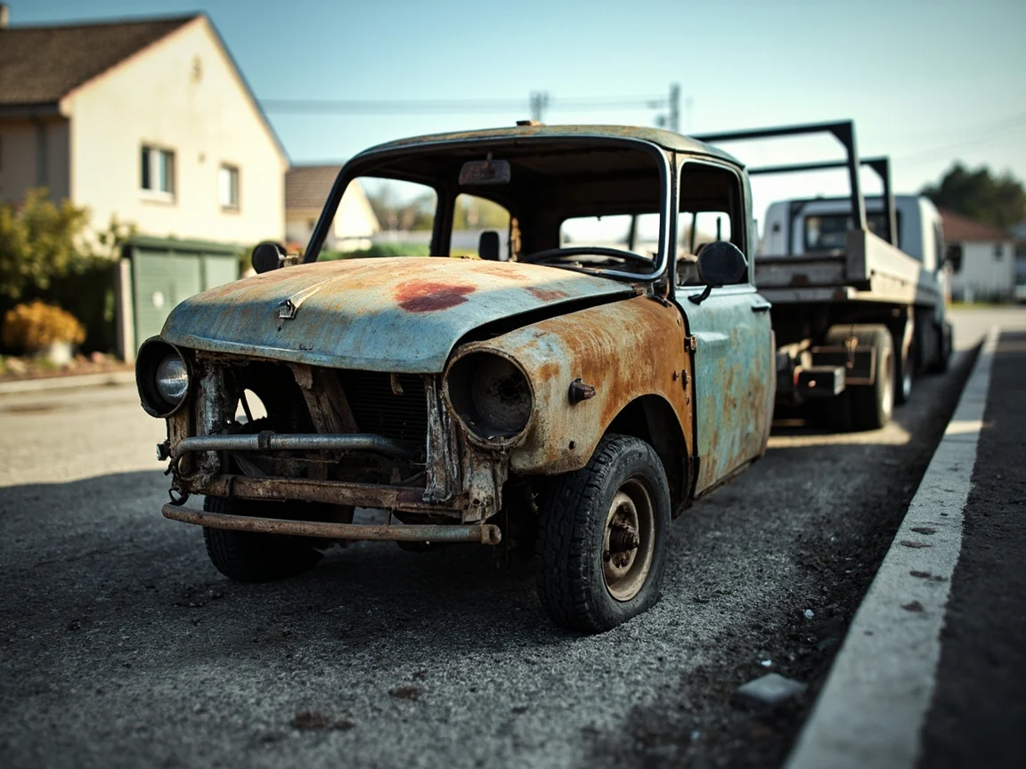 Epave voiture &middot; image &agrave; la une