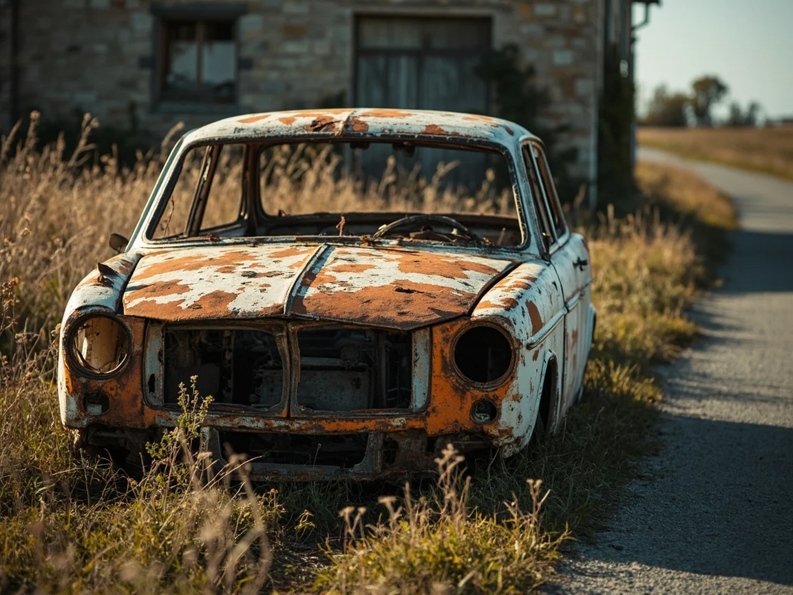 Epave voiture &middot; image &agrave; la une