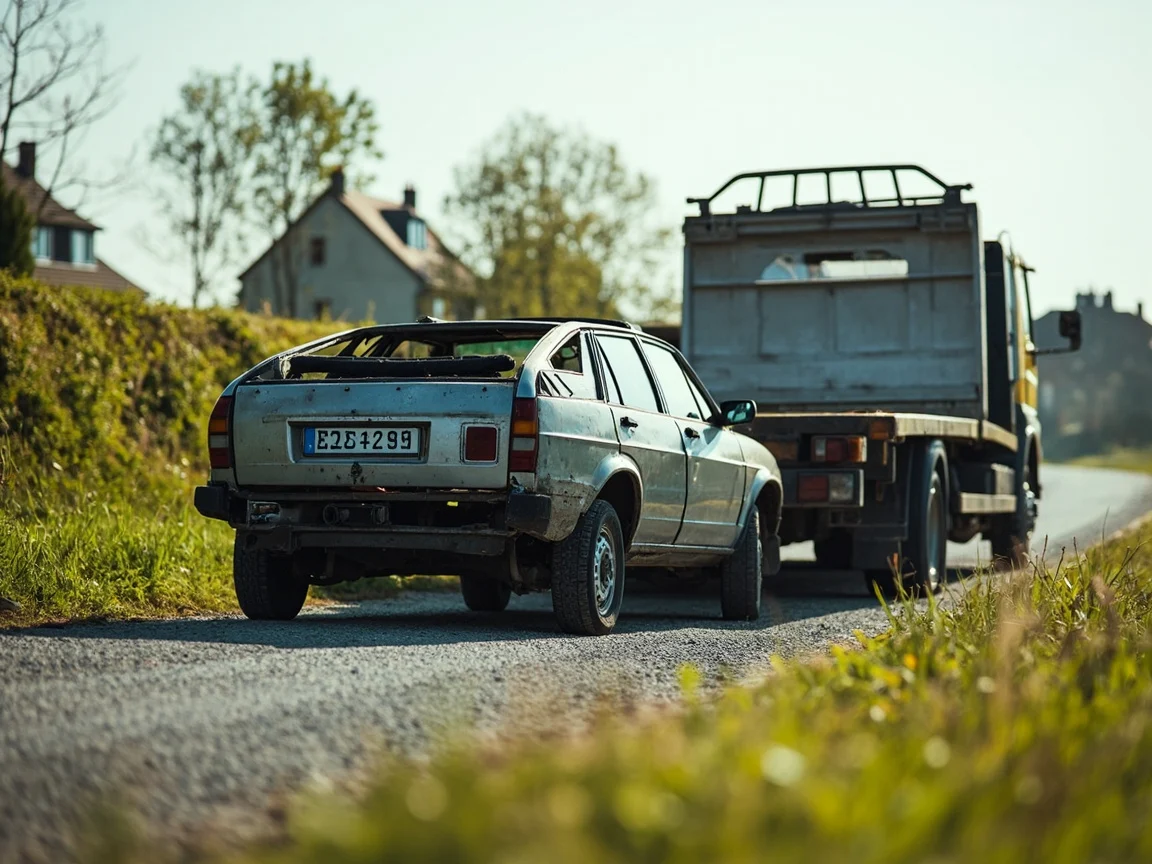 Epave voiture &middot; image &agrave; la une