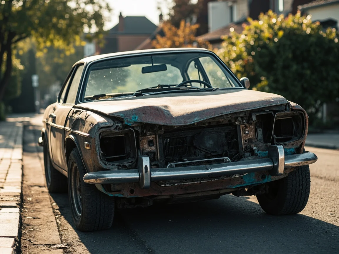 Epave voiture &middot; image &agrave; la une