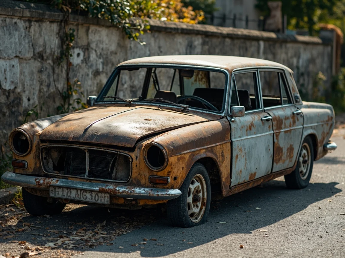 Epave voiture &middot; image &agrave; la une