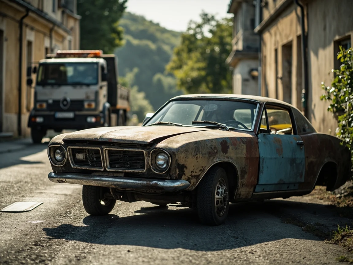 Epave voiture &middot; image &agrave; la une