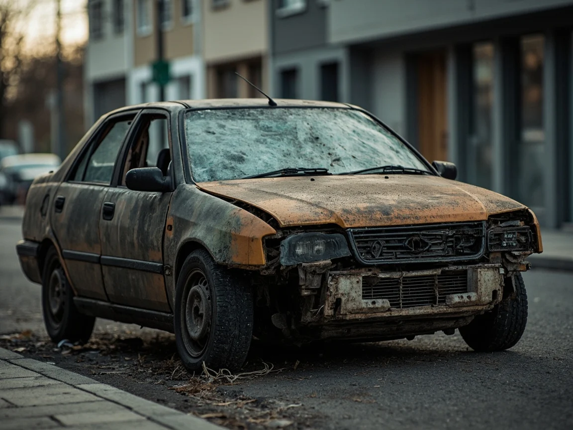 Epave voiture &middot; image &agrave; la une