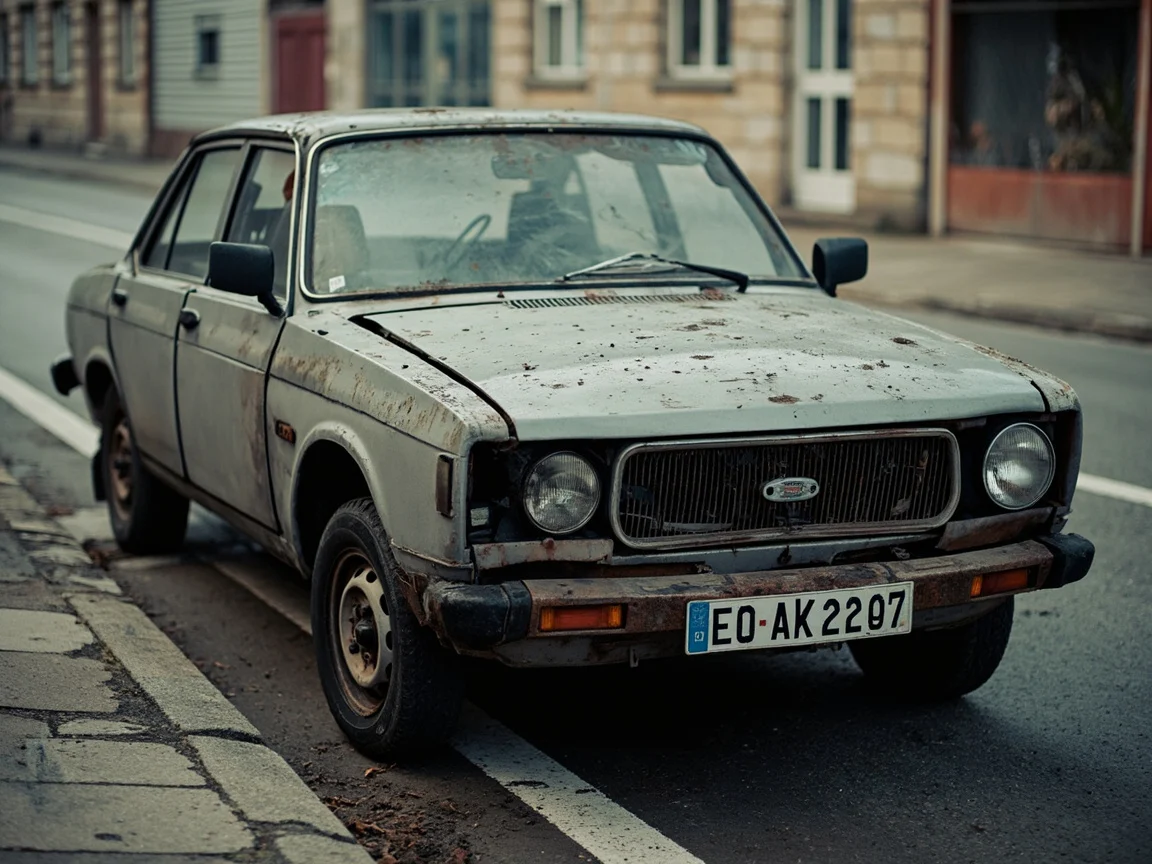 Epave voiture &middot; image &agrave; la une
