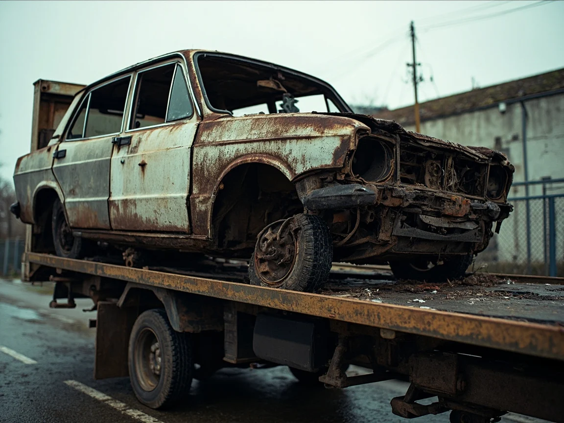 Epave voiture &middot; image &agrave; la une