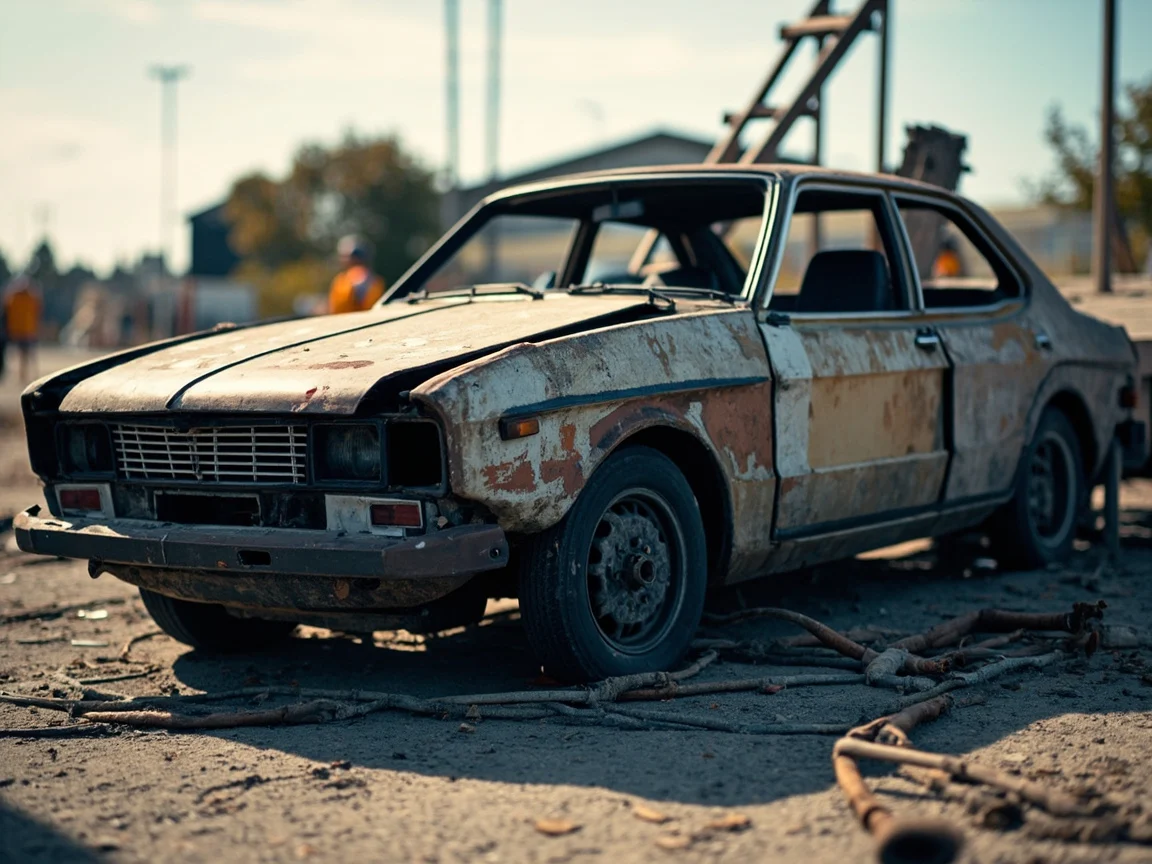 Destruction voiture &middot; image &agrave; la une