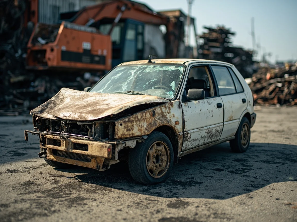 Destruction voiture &middot; image &agrave; la une