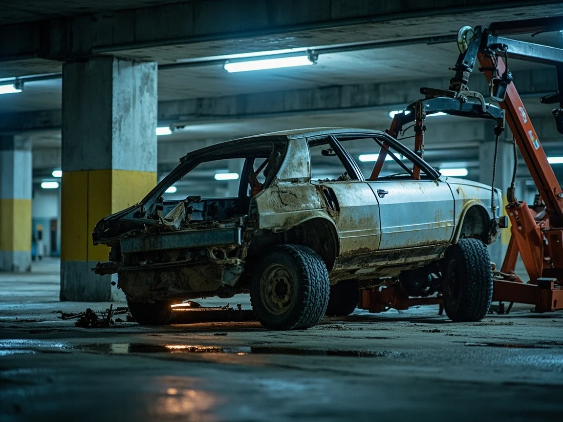 Enl&egrave;vement &eacute;pave sous-sol / parking &middot; image &agrave; la une