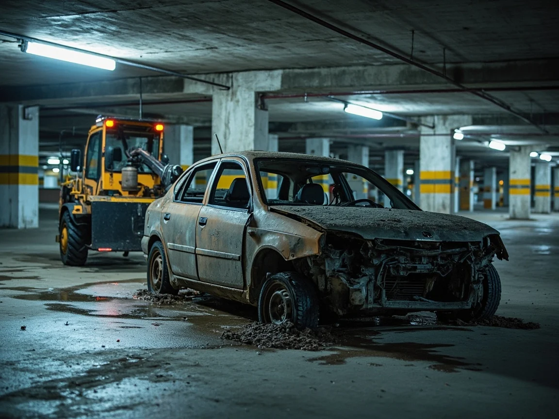 Enl&egrave;vement &eacute;pave sous-sol / parking &middot; image &agrave; la une