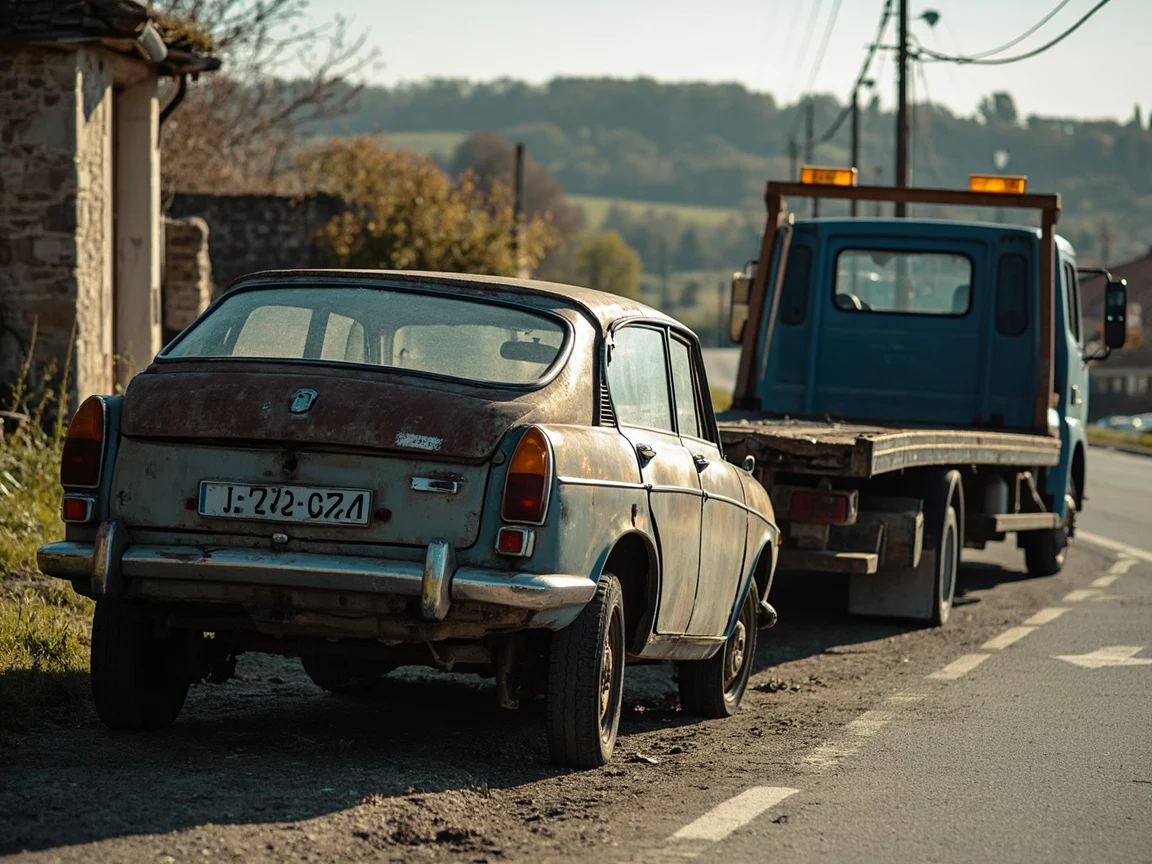 Epave voiture &middot; image &agrave; la une