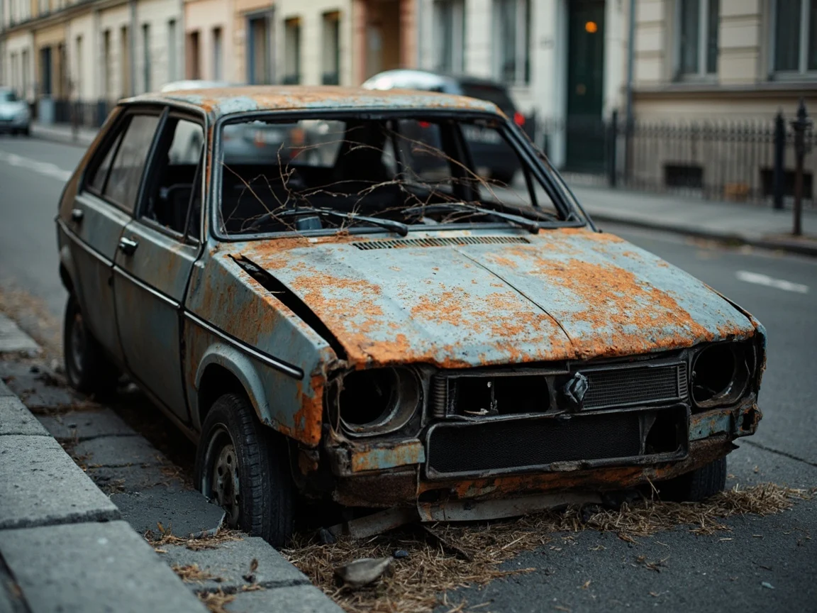 Epave voiture &middot; image &agrave; la une