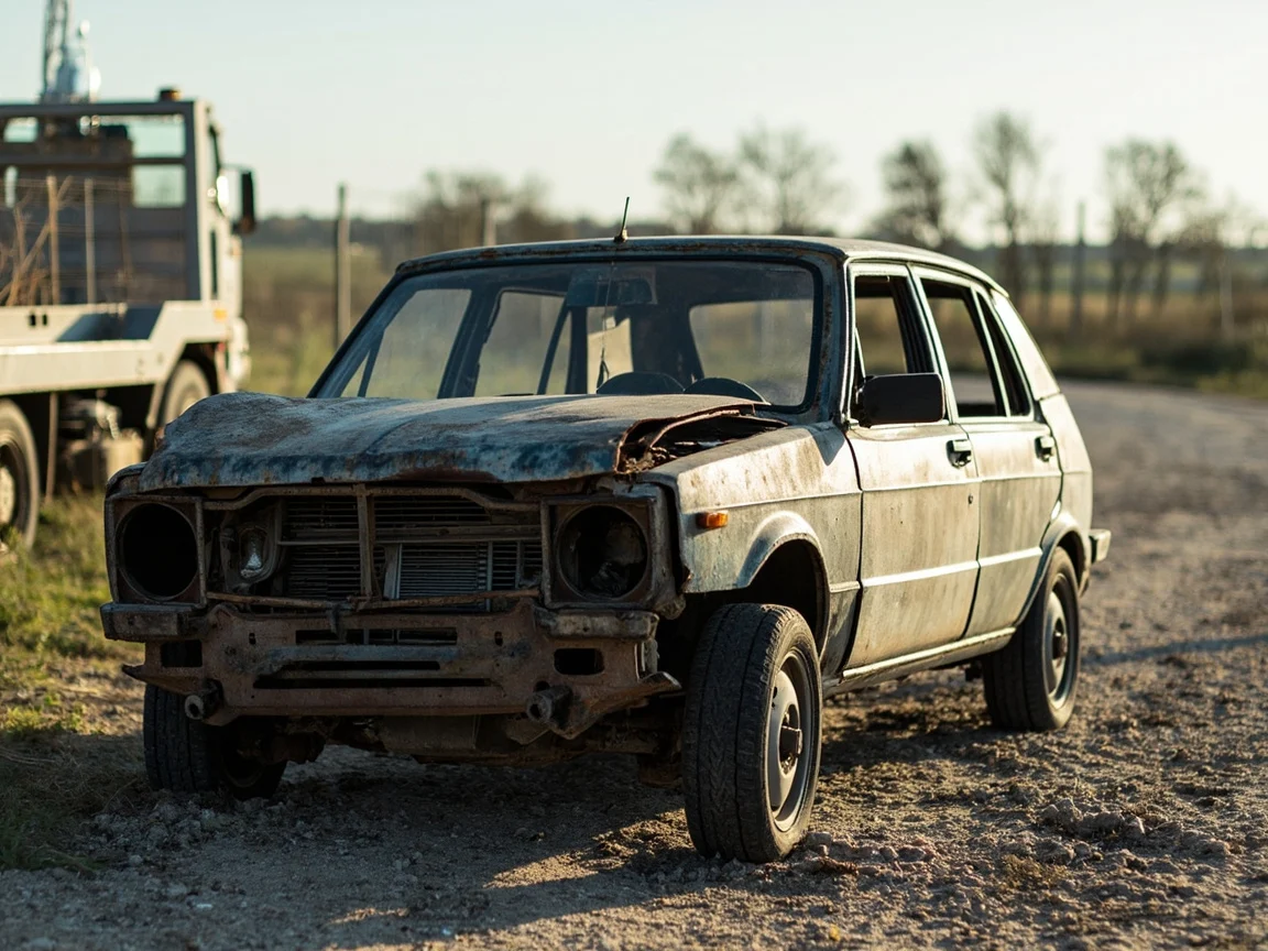 Epave voiture &middot; image &agrave; la une