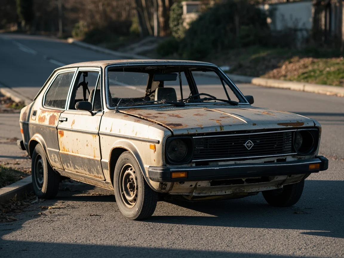 Epave voiture &middot; image &agrave; la une