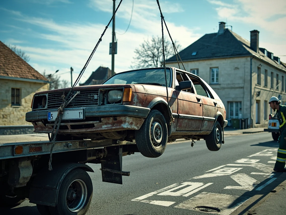 Mettre sa voiture &agrave; la casse &middot; image &agrave; la une
