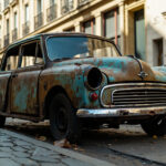 , , , ,  - Epave voiture - Paris 11 - Paris (75)