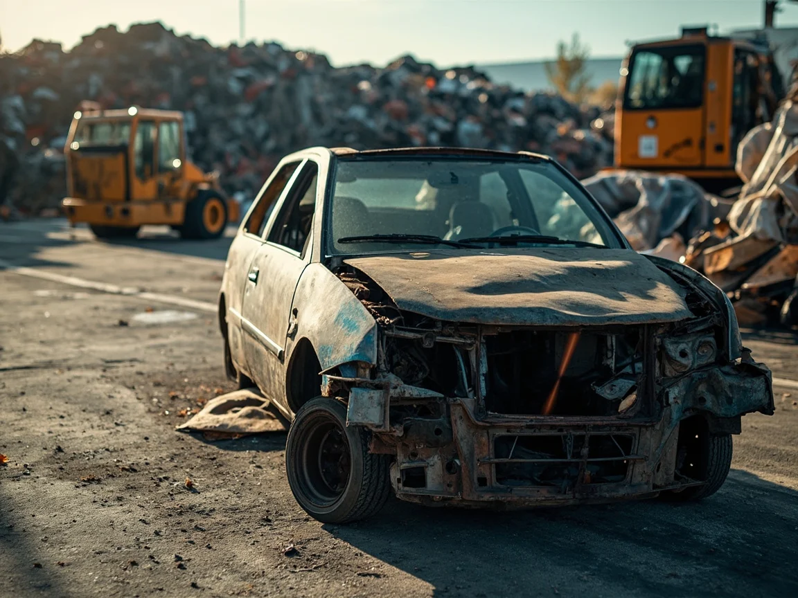 Destruction voiture &middot; image &agrave; la une