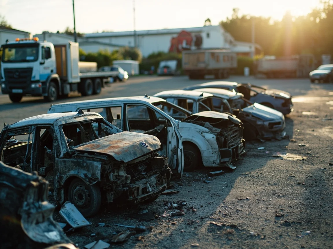Destruction voiture &middot; image &agrave; la une