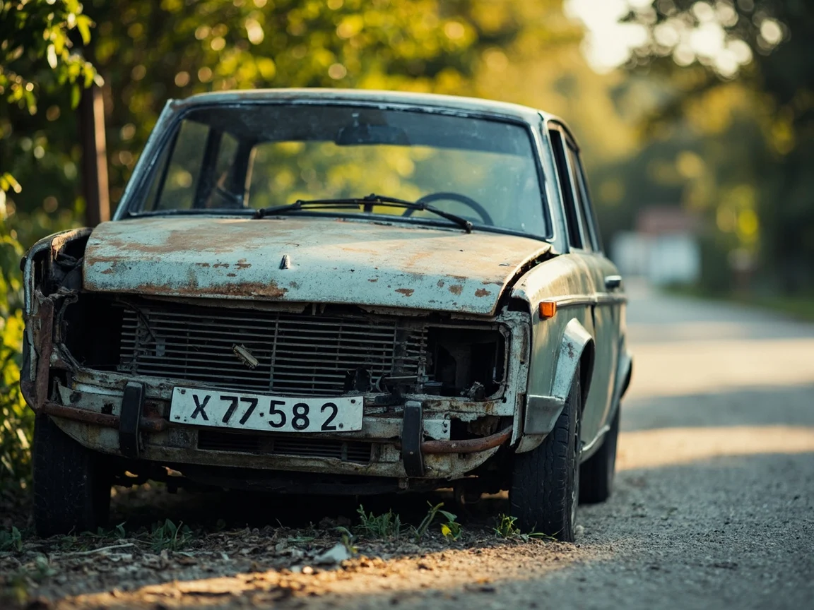 Epave voiture &middot; image &agrave; la une
