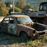 Epave voiture &mdash; Epave voiture - Seine-et-Marne - Donnemarie-Dontilly &middot; image &agrave; la une