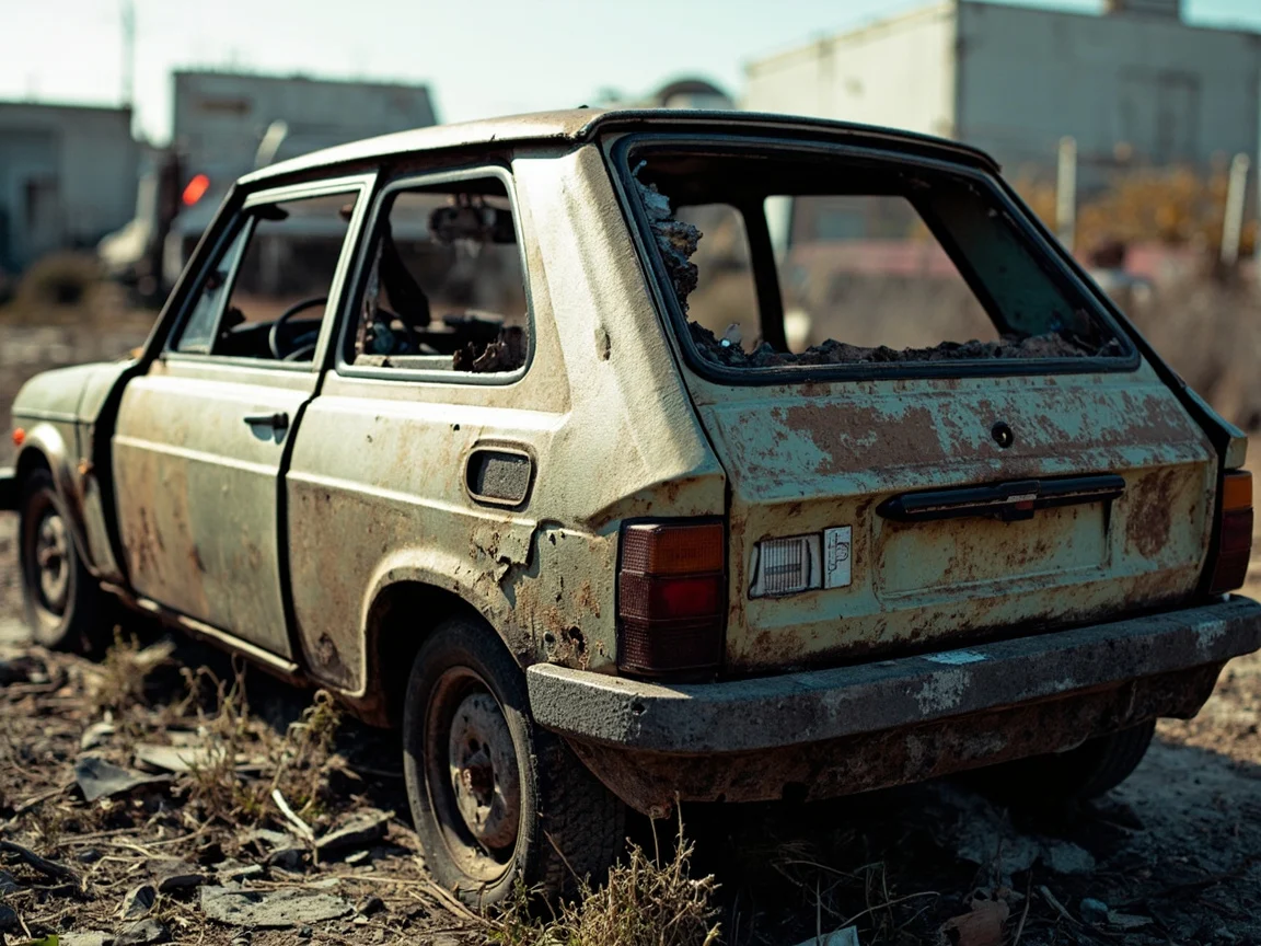 Epave voiture &middot; image &agrave; la une
