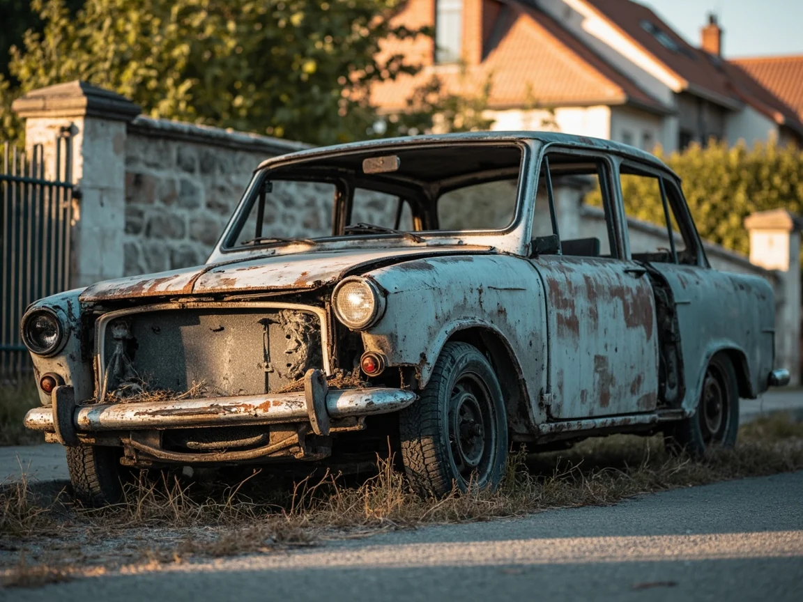 Epave voiture &middot; image &agrave; la une