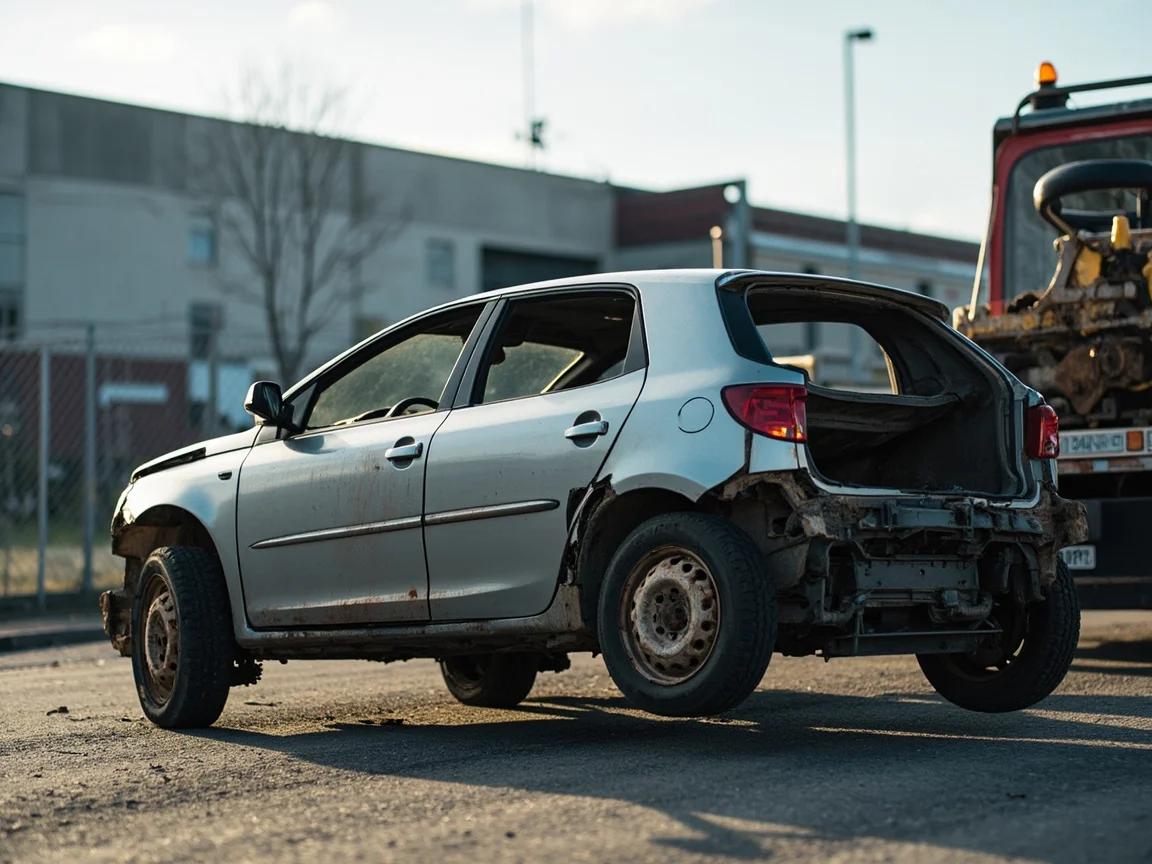 Epave voiture &middot; image &agrave; la une