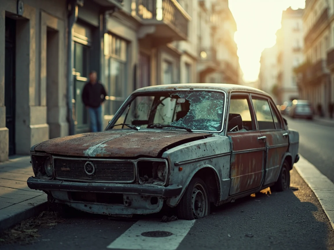 Epave voiture &middot; image &agrave; la une
