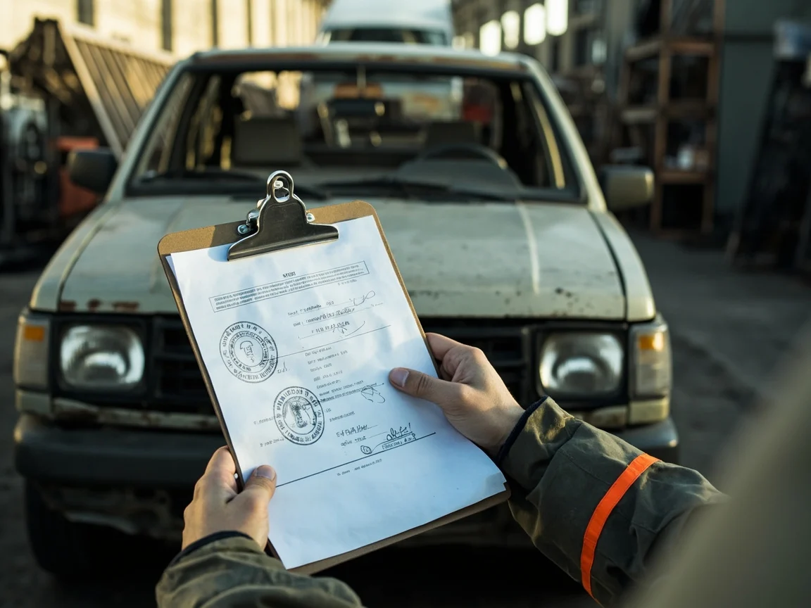Certificat de destruction v&eacute;hicule &middot; image &agrave; la une
