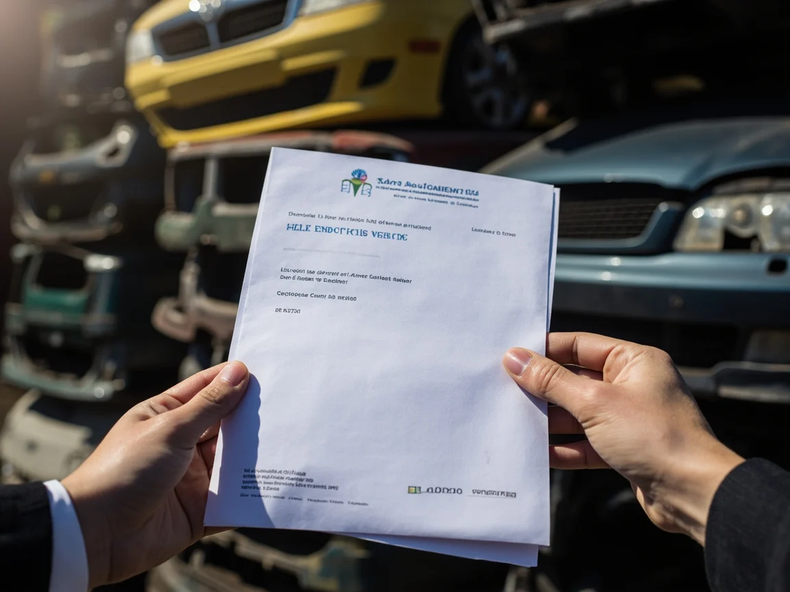 Certificat de destruction v&eacute;hicule &middot; image &agrave; la une