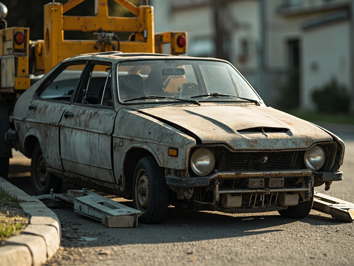 Epave voiture &middot; image &agrave; la une