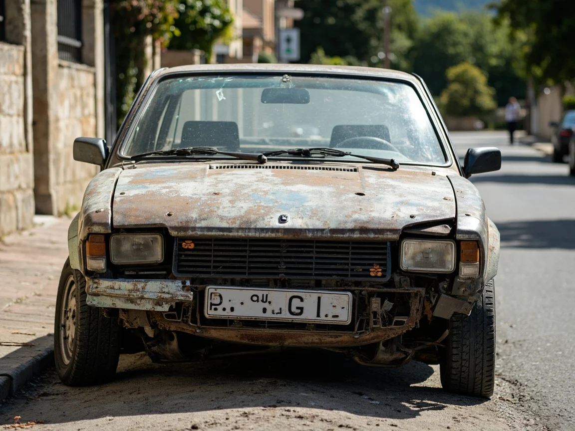 Epave voiture &middot; image &agrave; la une