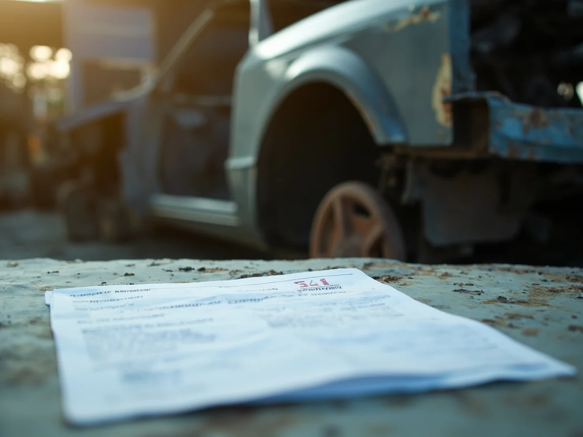 Certificat de destruction v&eacute;hicule &middot; image &agrave; la une