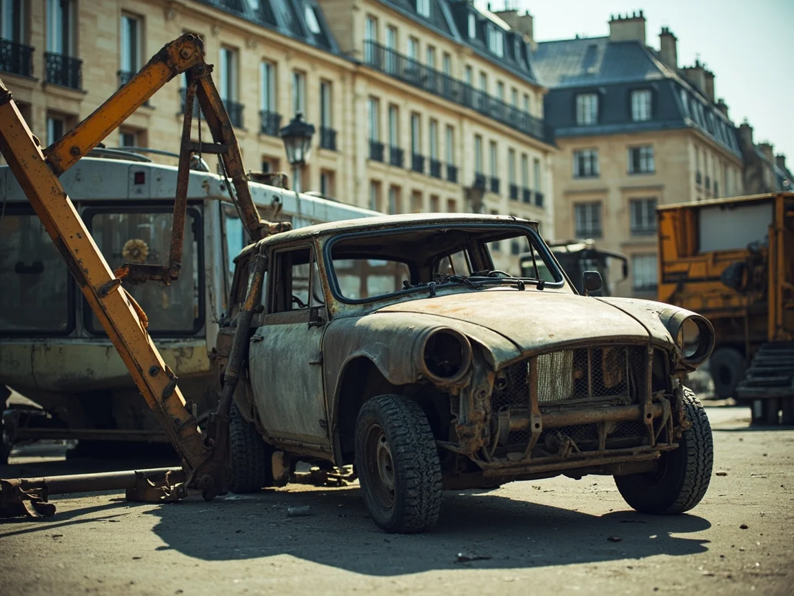 Destruction voiture &middot; image &agrave; la une