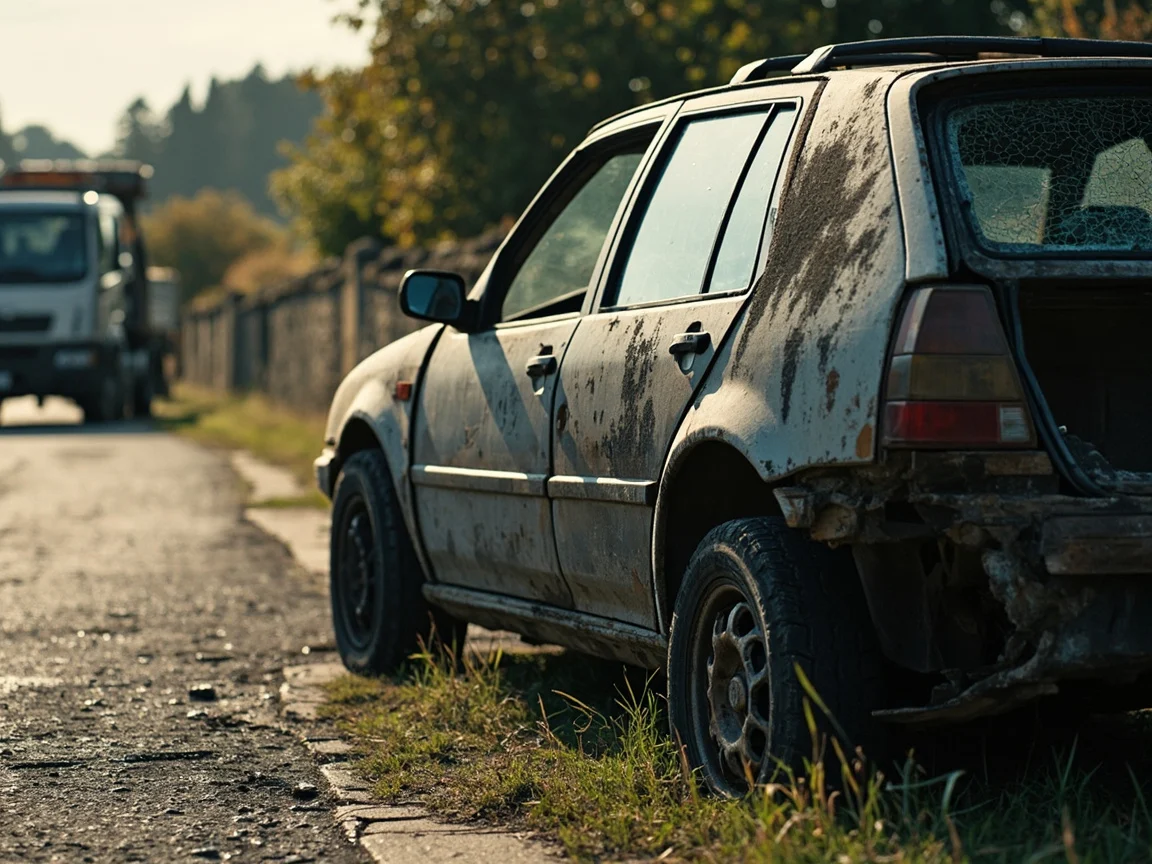 Epave voiture &middot; image &agrave; la une