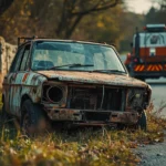 Epave voiture &mdash; Epave voiture - Ach&egrave;res-La-For&ecirc;t / 77 &middot; image &agrave; la une