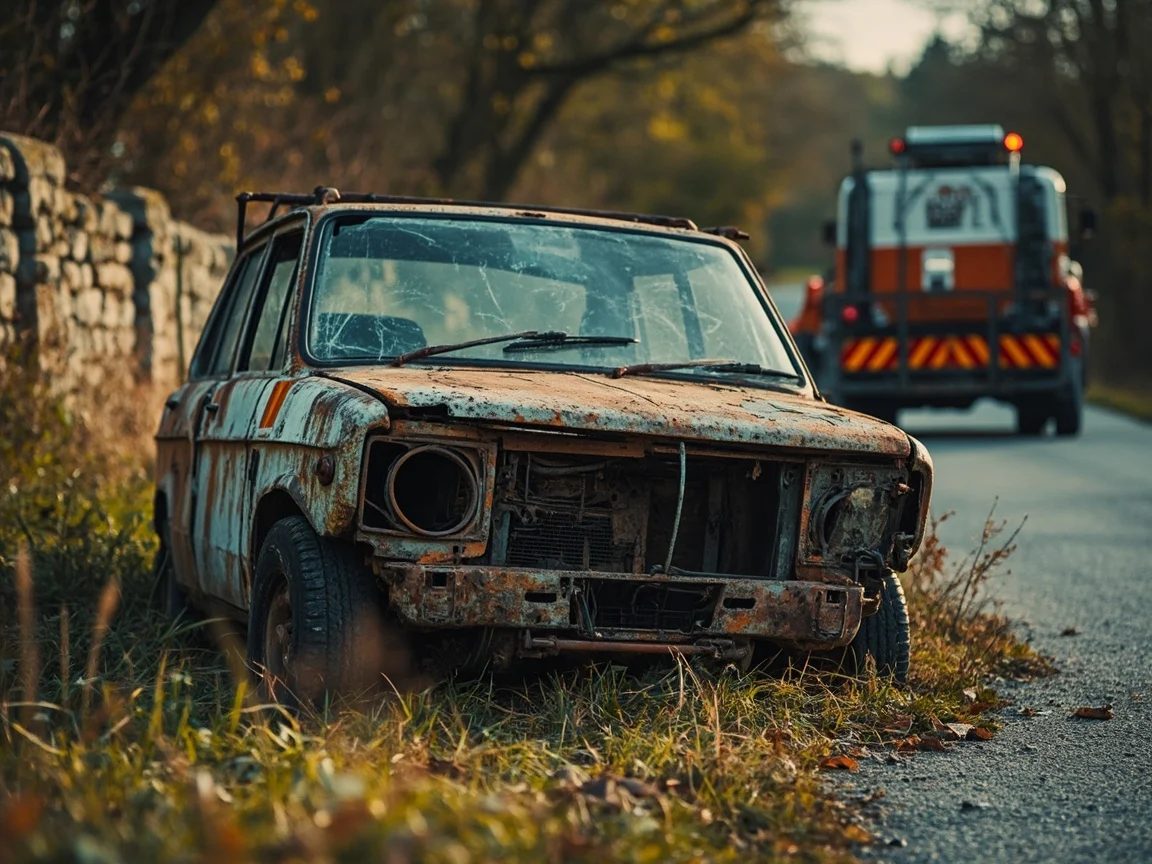 Epave voiture &middot; image &agrave; la une