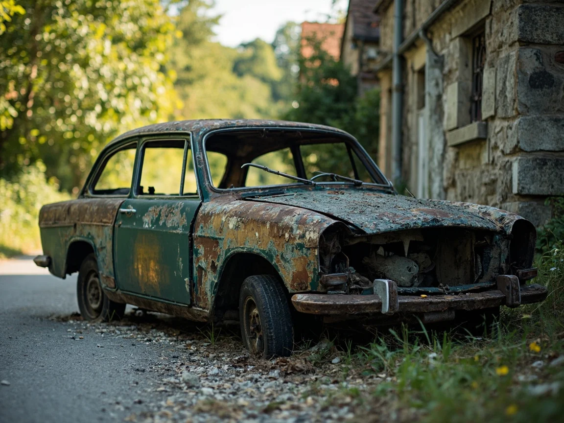 Epave voiture &middot; image &agrave; la une